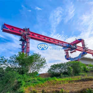 FIRST SPAN BOX GIRDER ERECTED IN CHAOHU-MA'ANSHAN INTERCITY RAILWAY PROJECT