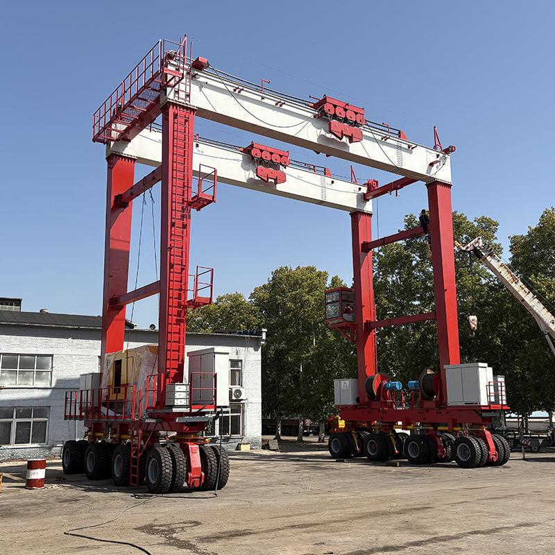 SC200 Straddle Carrier Passes Rigorous Load Test, Delivering Custom 200-Ton Solution for International Projects